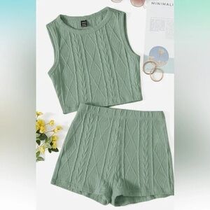 Shein Maternity Tank Top and Shorts Set